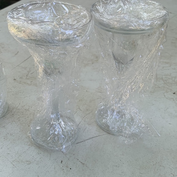 Tapered crystal candle holders - Picture 3 of 3